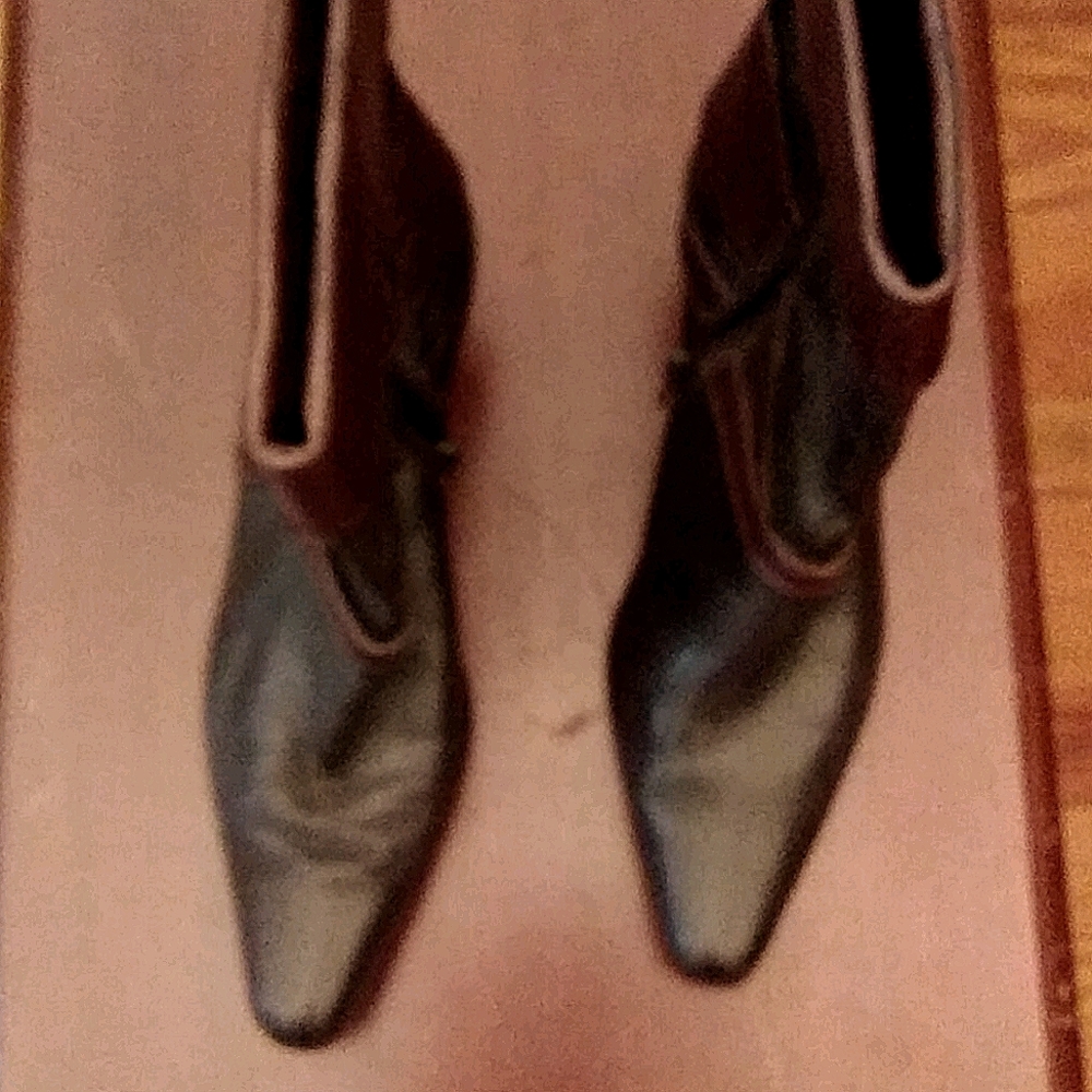 Two toned Leather Boots